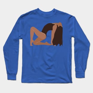 Pilates instructor doing pilates and streching Long Sleeve T-Shirt